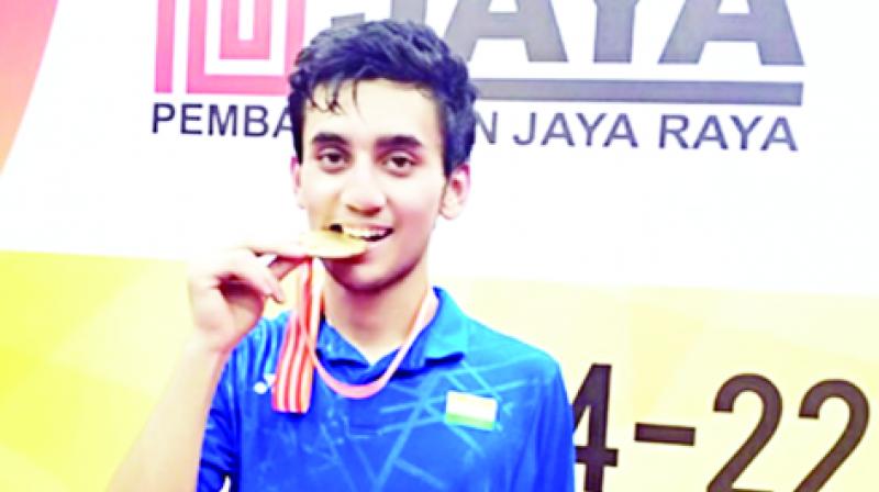Lakshya Sen wins the gold medal at Junior Asian Championships