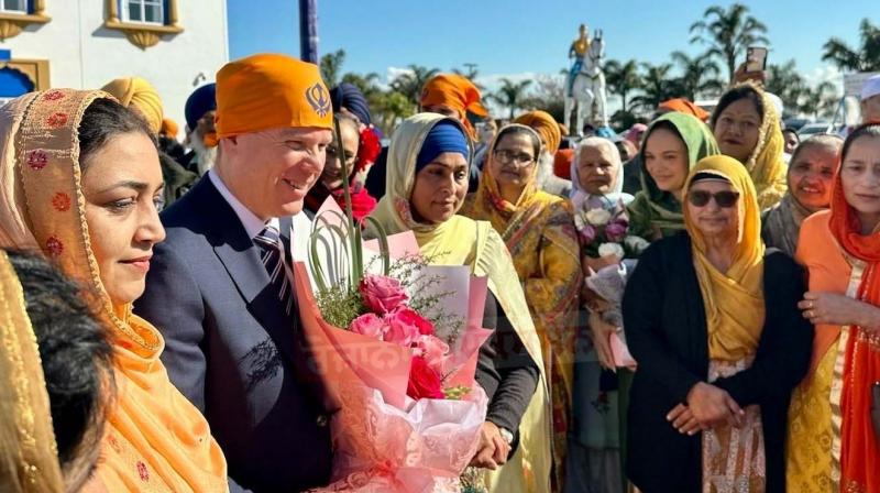 New Zealand Prime Minister Chris Hipkins paid obeisance at Takanini Gurdwara Sahib New Zealand Prime Minister Chris Hipkins paid obeisance at Takanini Gurdwara Sahib