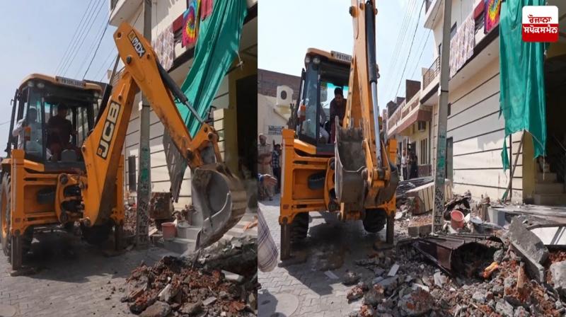 khanna Bulldozer action News in punjabi khanna Bulldozer action News in punjabi