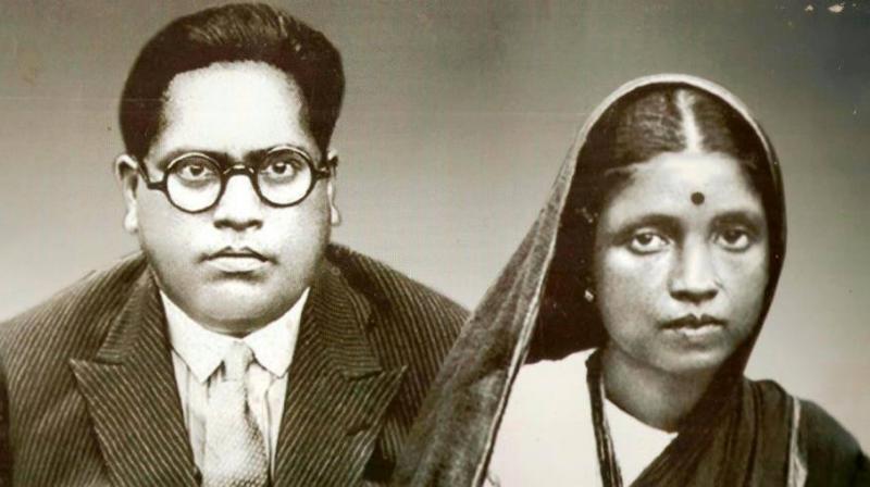 Dr. Babasaheb Ambedkar with wife Ramabai Ambedkar