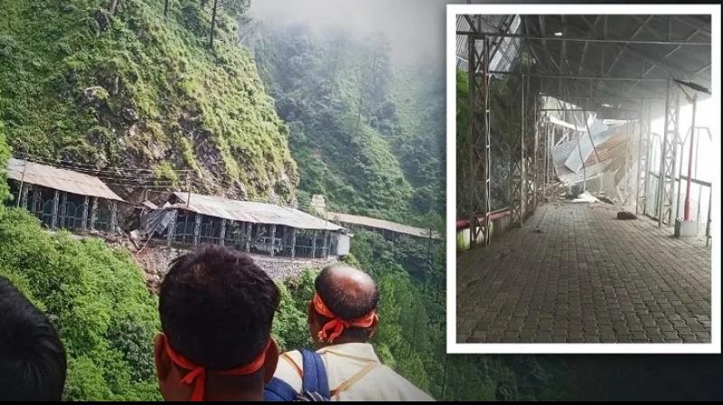 Landslide on Mata Vaishno Devi Marg News Landslide on Mata Vaishno Devi Marg News