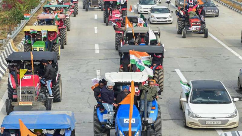 Tractor Parade Rehearsal