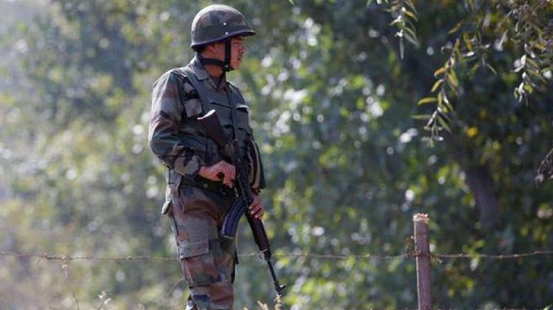 Kupwara: Two terrorists ambushed during clashes with army and police