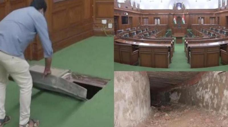 Tunnel connecting Delhi Legislative Assembly to Red Fort discovered Tunnel connecting Delhi Legislative Assembly to Red Fort discovered