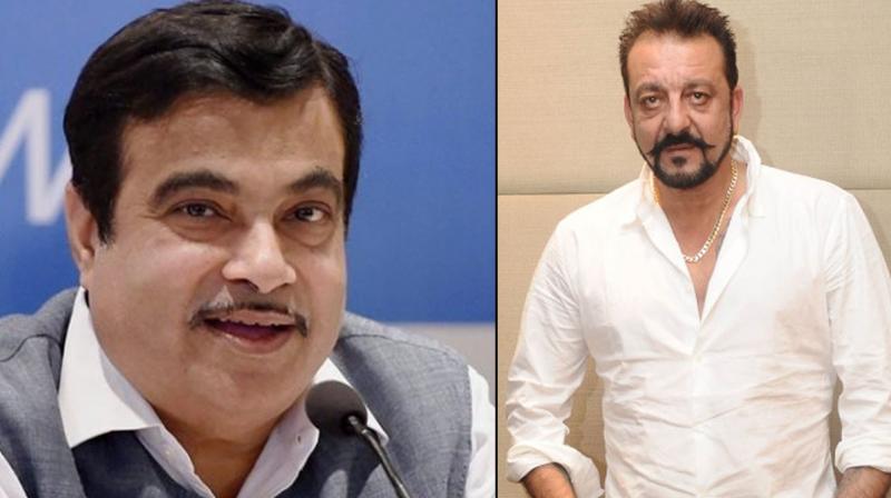 Nitin Gadkari,Sanjay Dutt