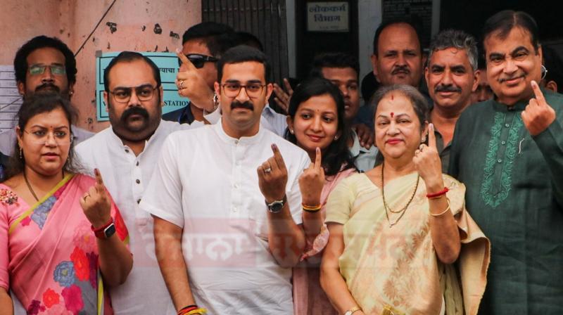 Lok Sabha polls 2024: Gadkari casts his vote in Nagpur