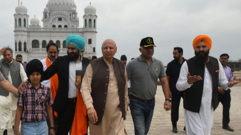 Governor of Pakistan's Punjab visited the Gurdwara Darbar Sahib Kartarpur Governor of Pakistan's Punjab visited the Gurdwara Darbar Sahib Kartarpur