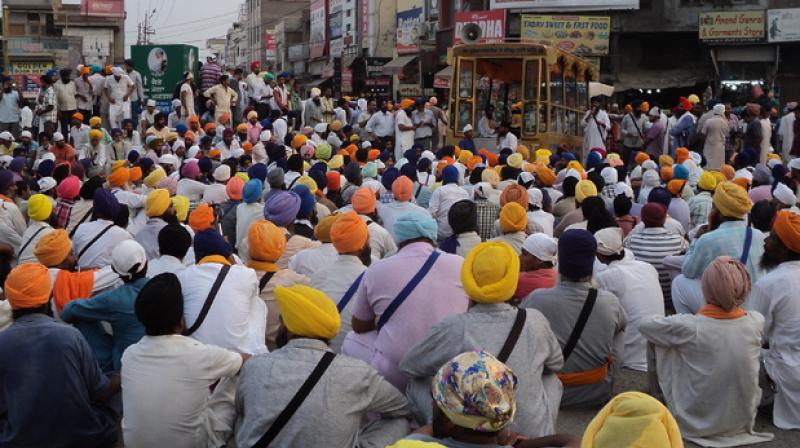 Protest against Beadbi Kand Protest against Beadbi Kand