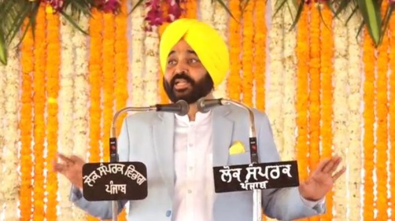 Bhagwant Mann sworn in as Punjab Chief Minister Bhagwant Mann sworn in as Punjab Chief Minister