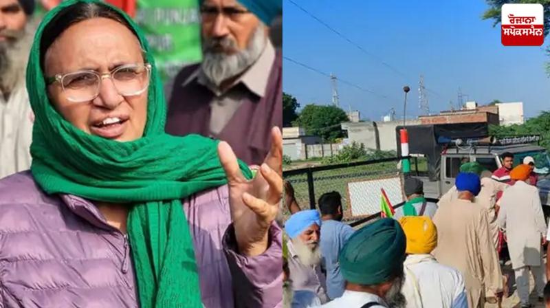 NIA raid on women leader Sukhwinder Kaur Khandi of BKU Bathinda News NIA raid on women leader Sukhwinder Kaur Khandi of BKU Bathinda News