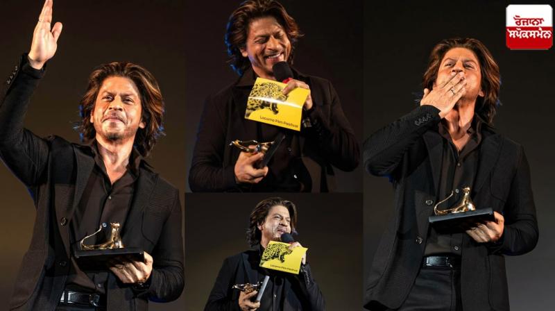 Shahrukh Khan honored with Pardo Alla Career Award Shahrukh Khan honored with Pardo Alla Career Award