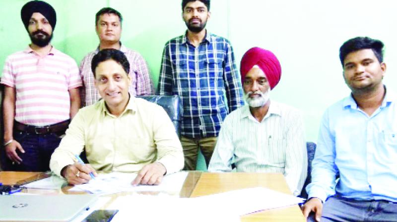 PADB Assistant General Manager Ravinder Singh Pathania giving information. PADB Assistant General Manager Ravinder Singh Pathania giving information.