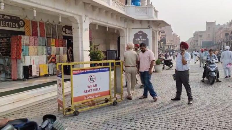 A person shot himself in the corridor outside Sachkhand Sri Darbar Sahib A person shot himself in the corridor outside Sachkhand Sri Darbar Sahib