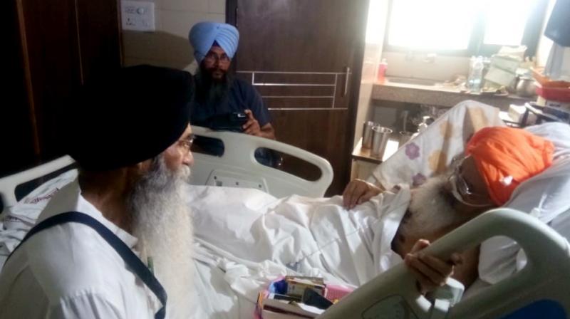 SGPC president Harjinder Singh Dhami Known about Bapu Surat Singh's health condition