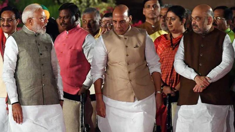 Rajnath Singh not in key cabinet panel of central government Rajnath Singh not in key cabinet panel of central government