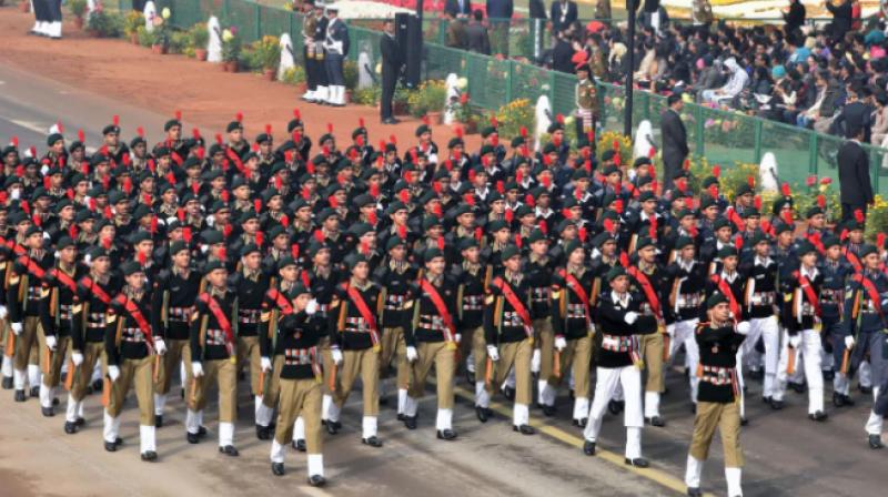 Republic Day parade rehearsals Republic Day parade rehearsals
