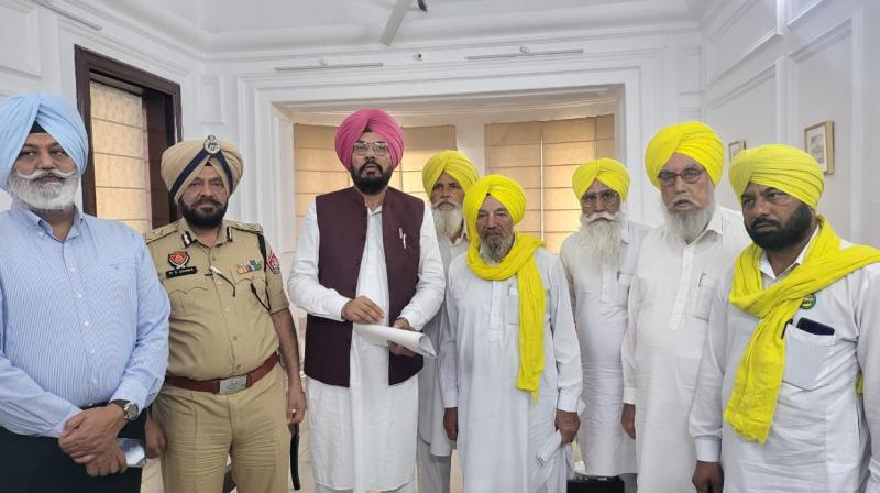 An agreement was reached between the Punjab government and the farmers An agreement was reached between the Punjab government and the farmers