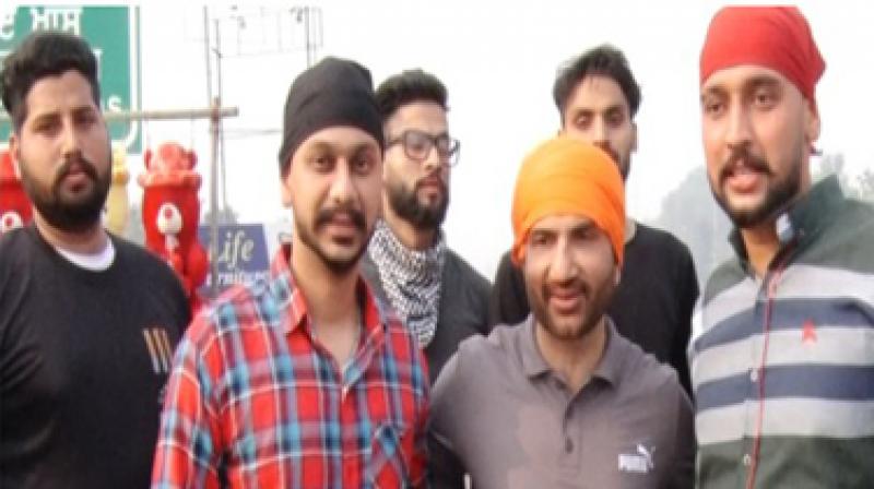 preet harpal with fans preet harpal with fans