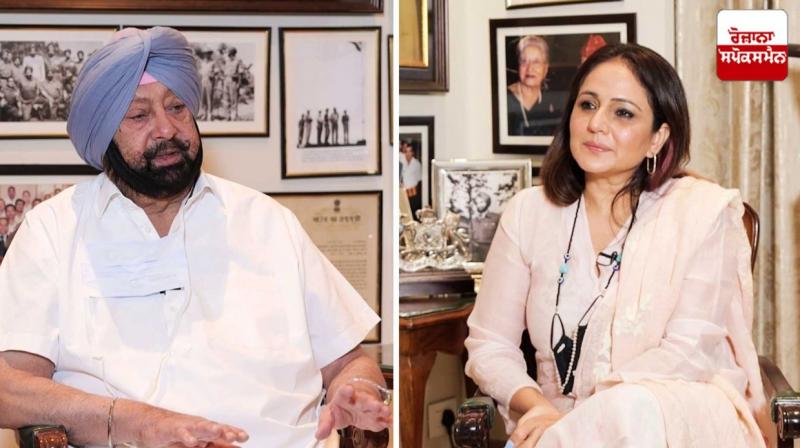 Captain Amarinder Singh, Nimrat Kaur Captain Amarinder Singh, Nimrat Kaur