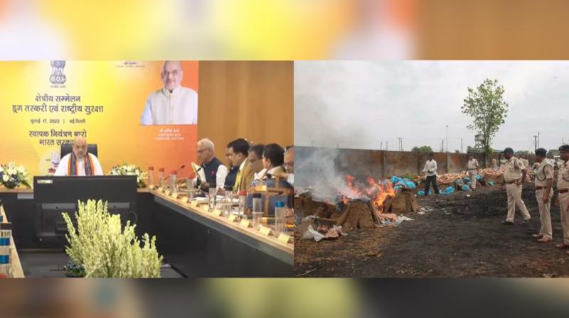 1.40 lakh kg of narcotics destroyed across the country 1.40 lakh kg of narcotics destroyed across the country