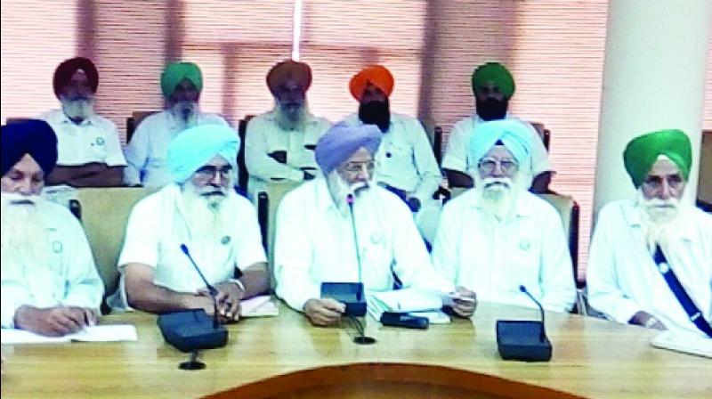 Balbir Singh Rajewal During Meeting Balbir Singh Rajewal During Meeting