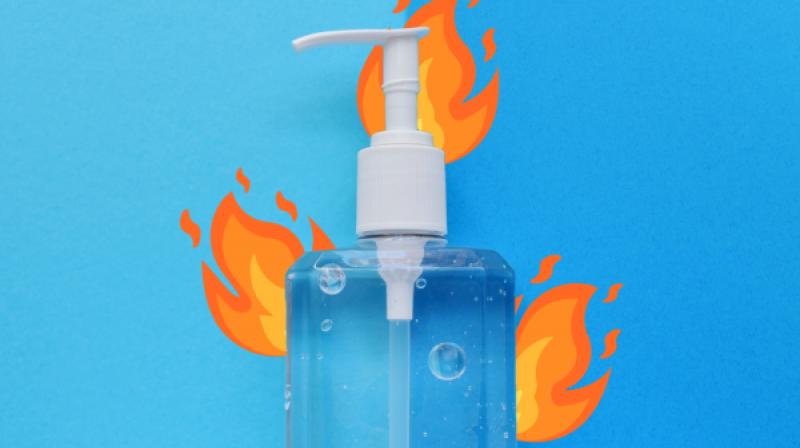Can hand sanitizer catch fire in your car?
