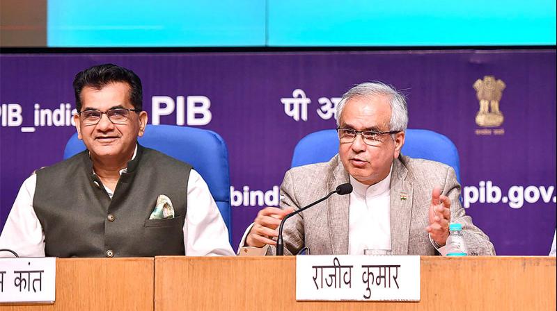 No repeal of agriculture laws in Niti Aayog meeting: Rajiv Kumar No repeal of agriculture laws in Niti Aayog meeting: Rajiv Kumar