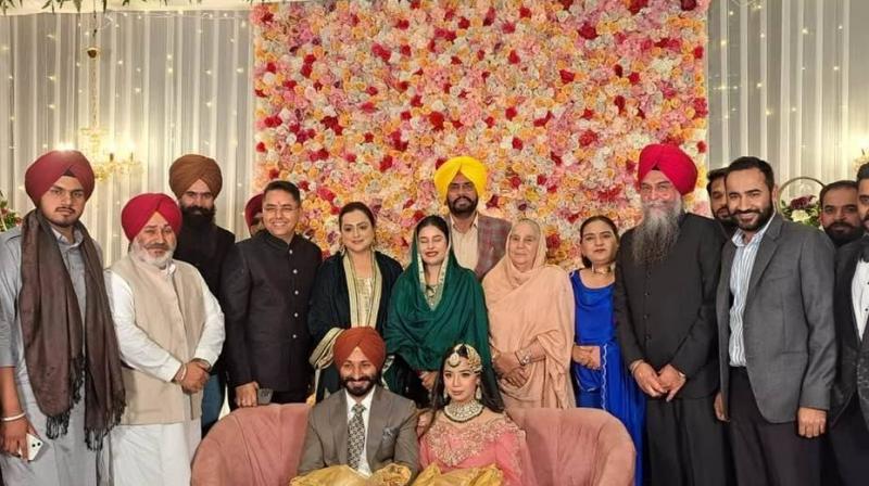 Bagha Purana MLA Amritpal Singh is married Bagha Purana MLA Amritpal Singh is married