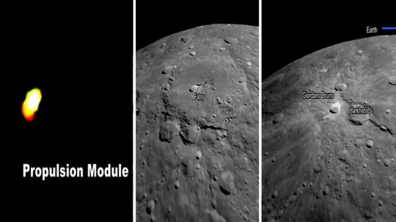 ISRO Releases Images of Moon's Surface Captured by Vikram Lander | WATCH