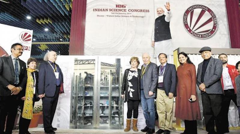 Time capsule buried at LPU, Jalandhar Time capsule buried at LPU, Jalandhar