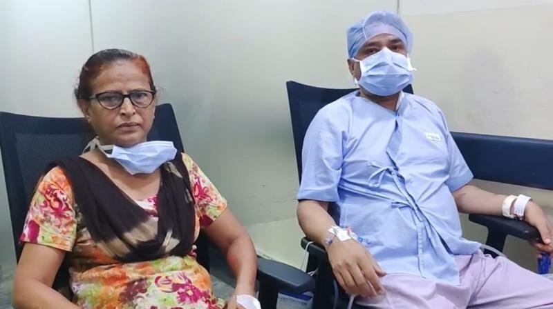 Sister gave her kidney to his brother Haryana News Sister gave her kidney to his brother Haryana News