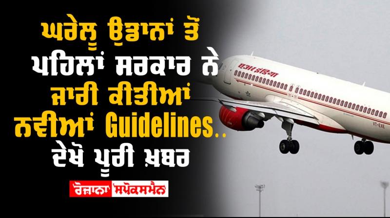 Air passenger may go home health ministry issues guidelines for domestic flight