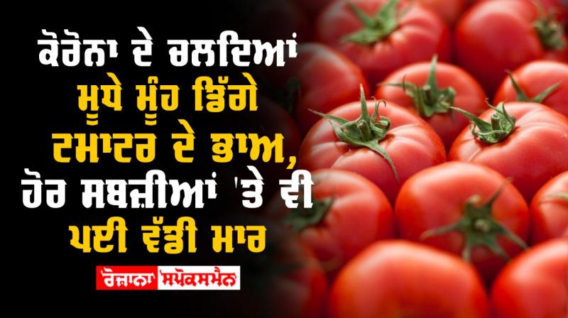 Tomota other vegetables prices drop to new level due to coronavirus lockdown