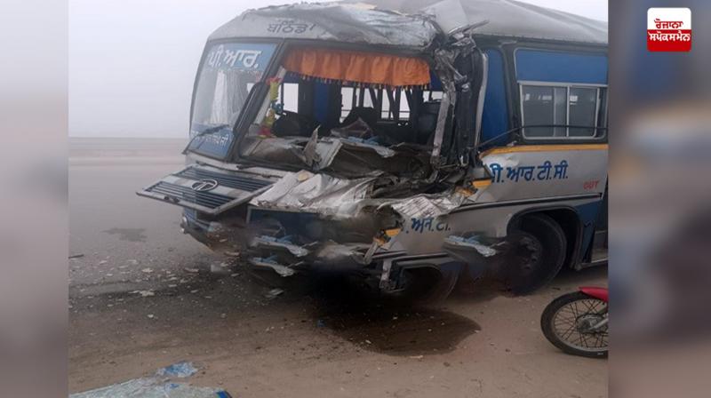 Bathinda PRTC Bus Accident News Bathinda PRTC Bus Accident News