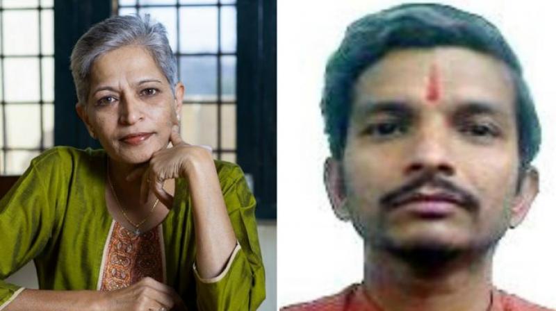 Gouri Lankesh with Murli