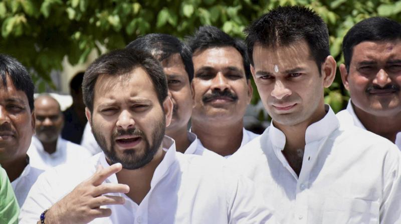 The news of the resignation of the tejaswi yadav is rumor
