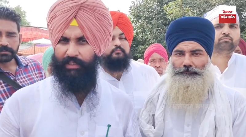 Simarjit Singh Bains at Lakhimpur Kheri