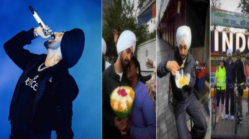 Punjabi superstar Diljit Dosanjh reached Indore news in hindi Punjabi superstar Diljit Dosanjh reached Indore news in hindi