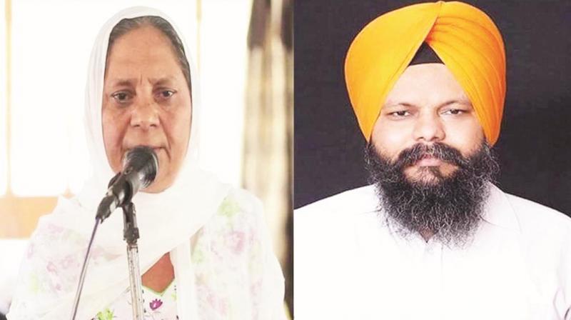 Bibi Paramjit Kaur Khalra and Eng. Manwinder SIngh Gyaspura Bibi Paramjit Kaur Khalra and Eng. Manwinder SIngh Gyaspura