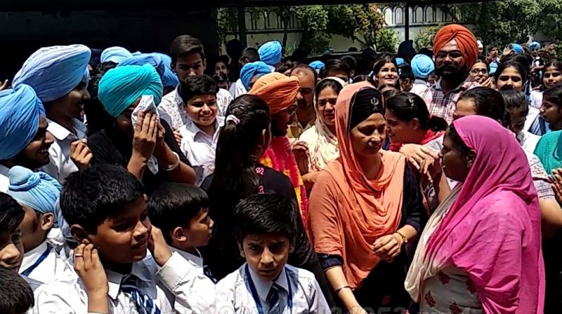 Sarvejot Singh secured 98.89 marks in the commerce Sarvejot Singh secured 98.89 marks in the commerce