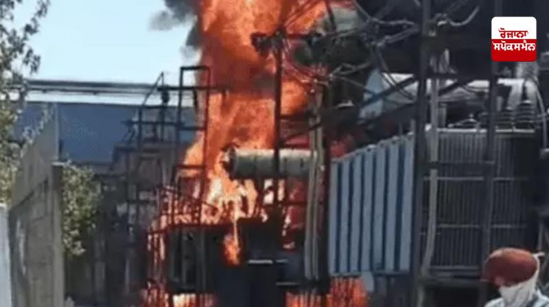 Mandi Gobindgarh Power Grid Fire Mandi Gobindgarh Power Grid Fire