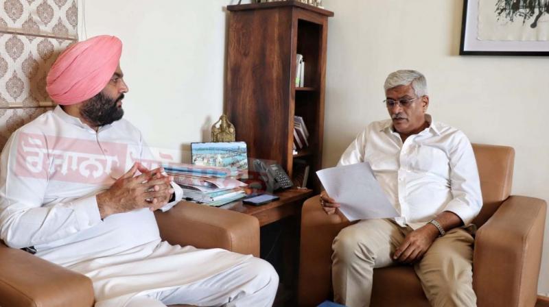 Gurjeet aujla meets Gajendra Singh Shekhawat Gurjeet aujla meets Gajendra Singh Shekhawat