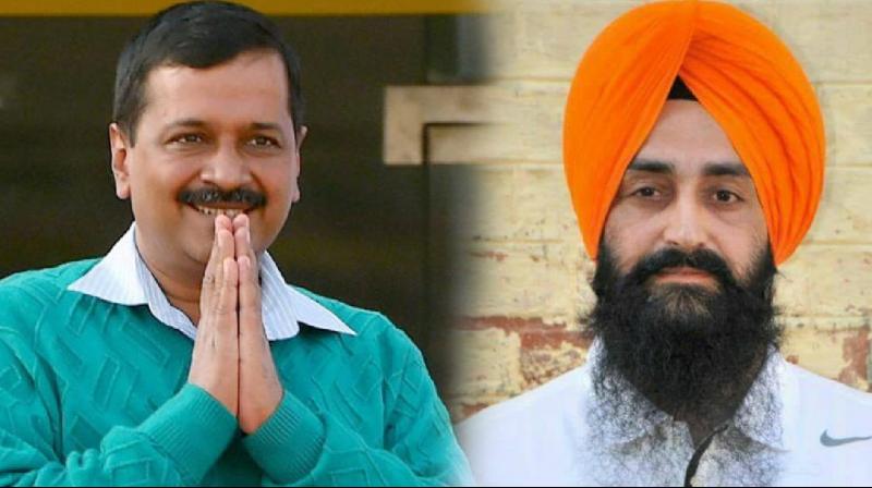 arvinde kejriwal and jagtar singh tara arvinde kejriwal and jagtar singh tara