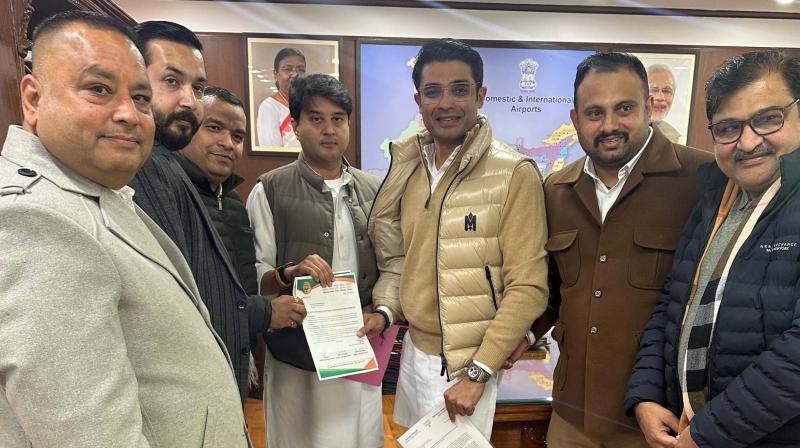 Shergill requests Jyotiraditya Scindia for initiation of flights from Adampur to Banaras Shergill requests Jyotiraditya Scindia for initiation of flights from Adampur to Banaras