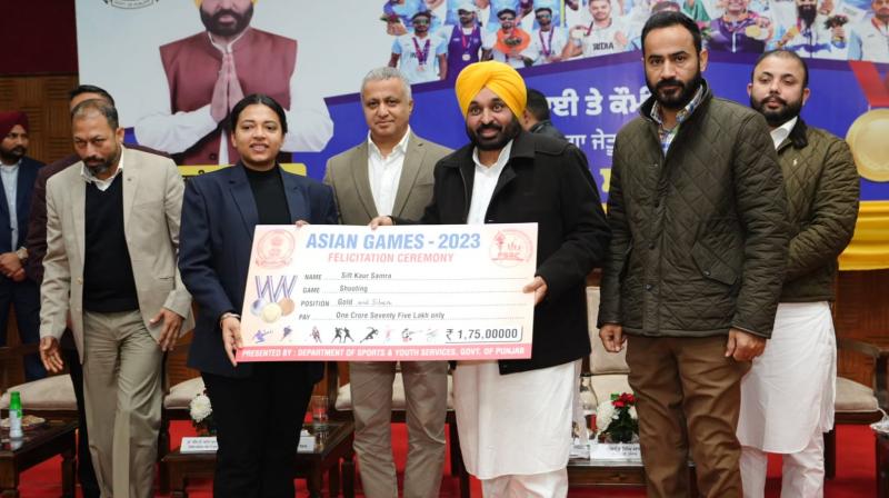 Asian Games and National Games winners thank Punjab govt for giving cash awards