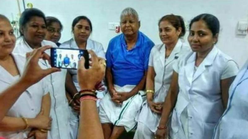Lalu Recommends Sending AIIMS for Three Months