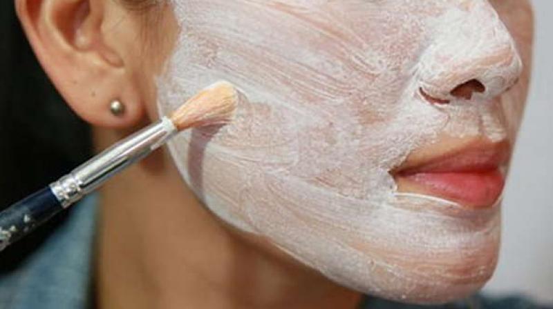 Bleach on face Bleach on face