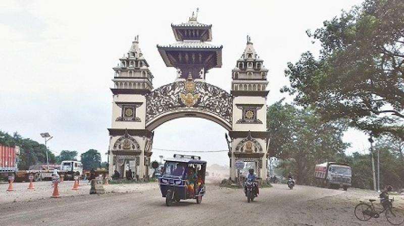 India-Nepal border in Bihar