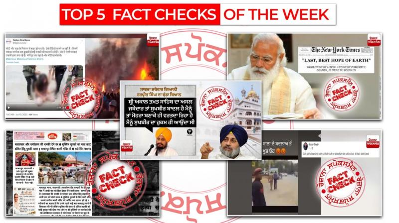 From New York Times Front Page To Manipur Violence Read Weekly Fact Check Report 