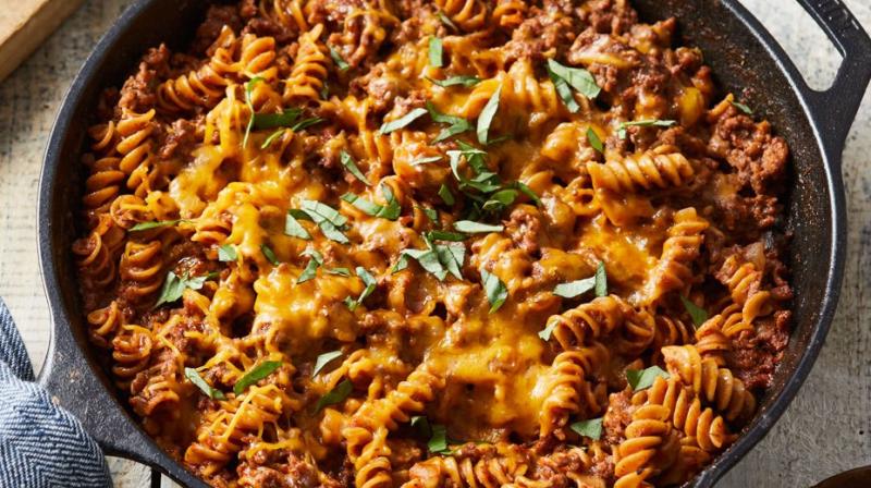 tasty and healthy pan pasta